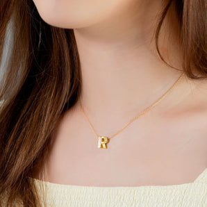 ABC Song R Necklace