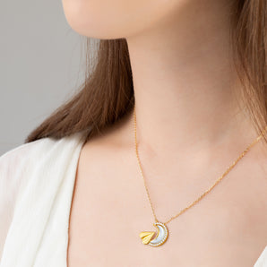 Fly Up High BRIGHT MOON Necklace
